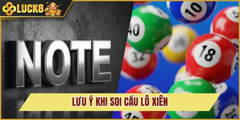 lưu ý soi cầu lô xiên